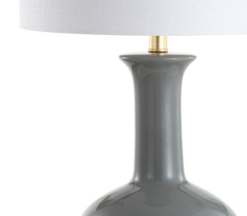 Brussels 27" Ceramic/Metal LED Table Lamp - JONATHAN Y